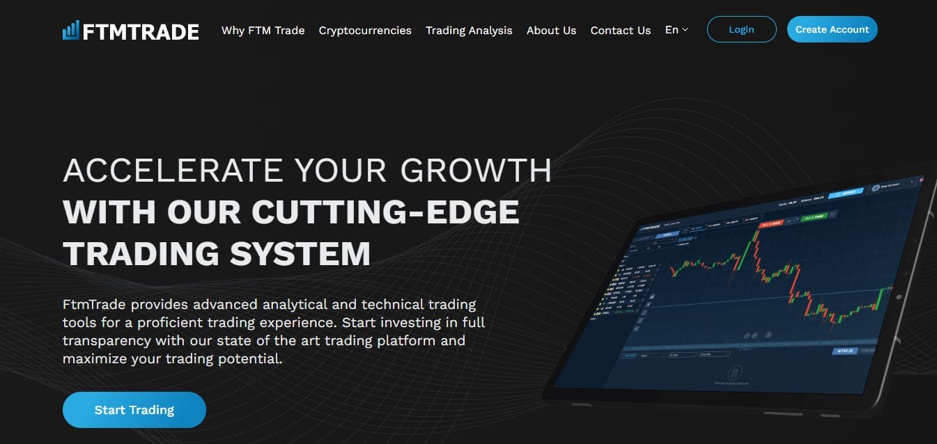 FTM Trade website