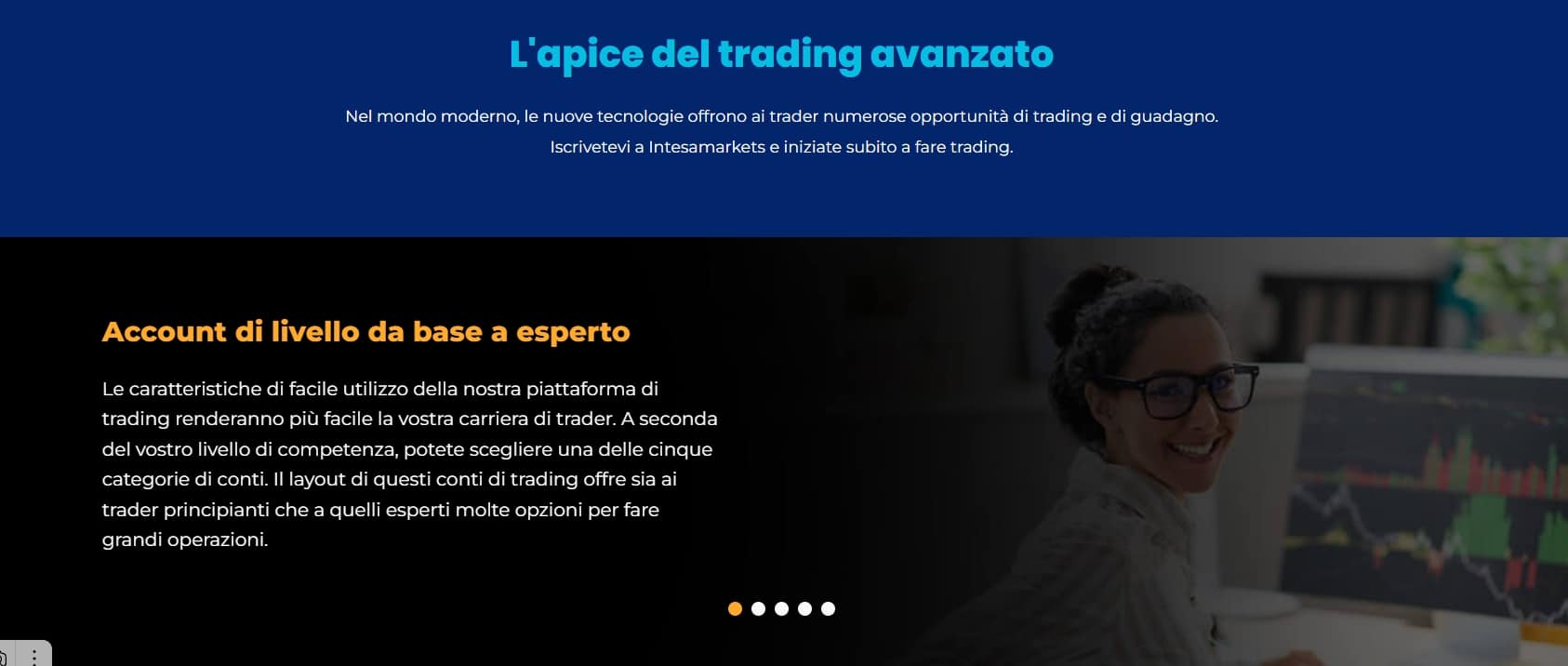Intesa Markets sito web