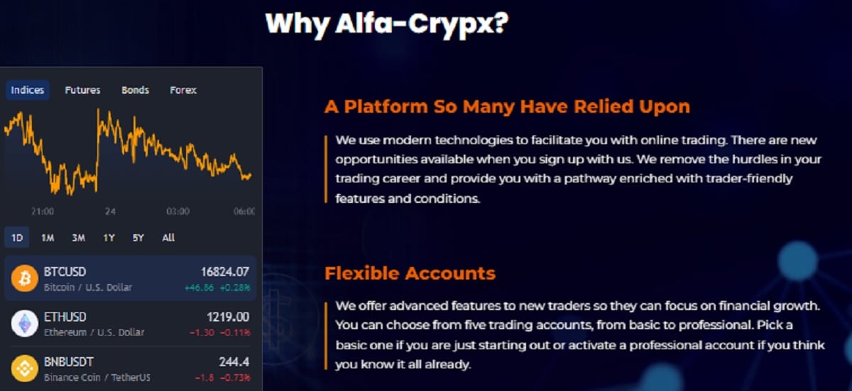 Alfa Crypx benefits