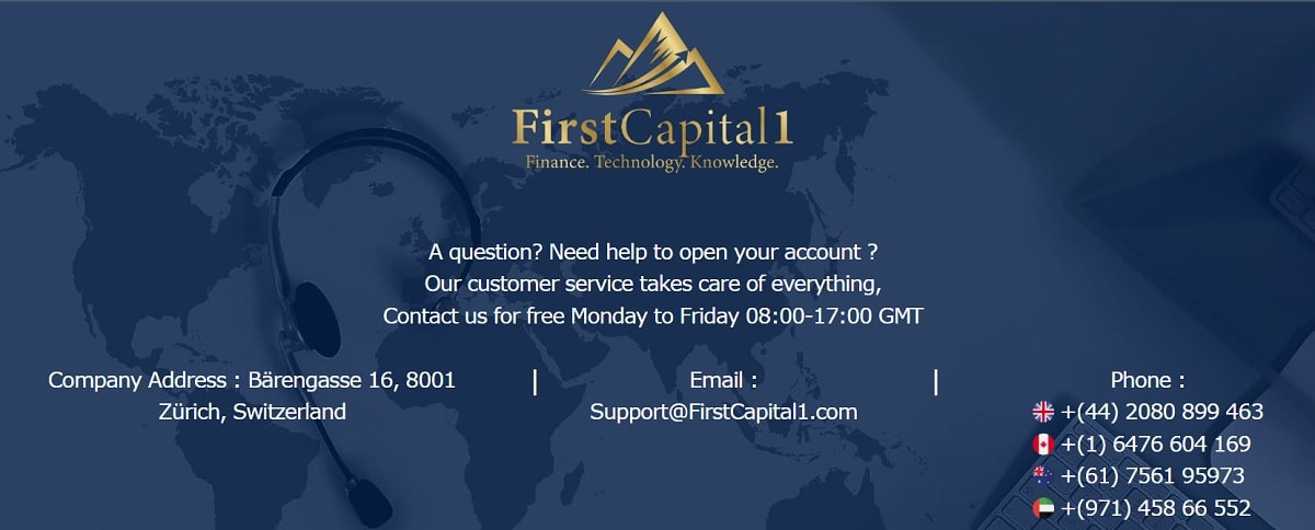 First Capital1 support
