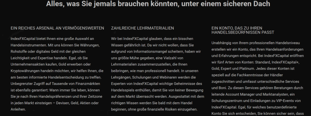 IndexFXCapital Verschlüsselung der Benutzerdaten IndexFXCapital Verschlüsselung der Benutzerdaten