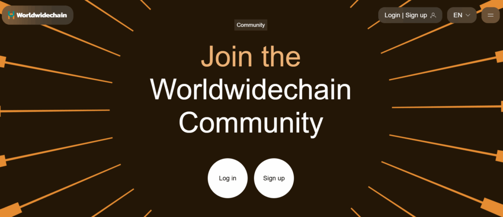 World Wide Chain easy sign up account security
