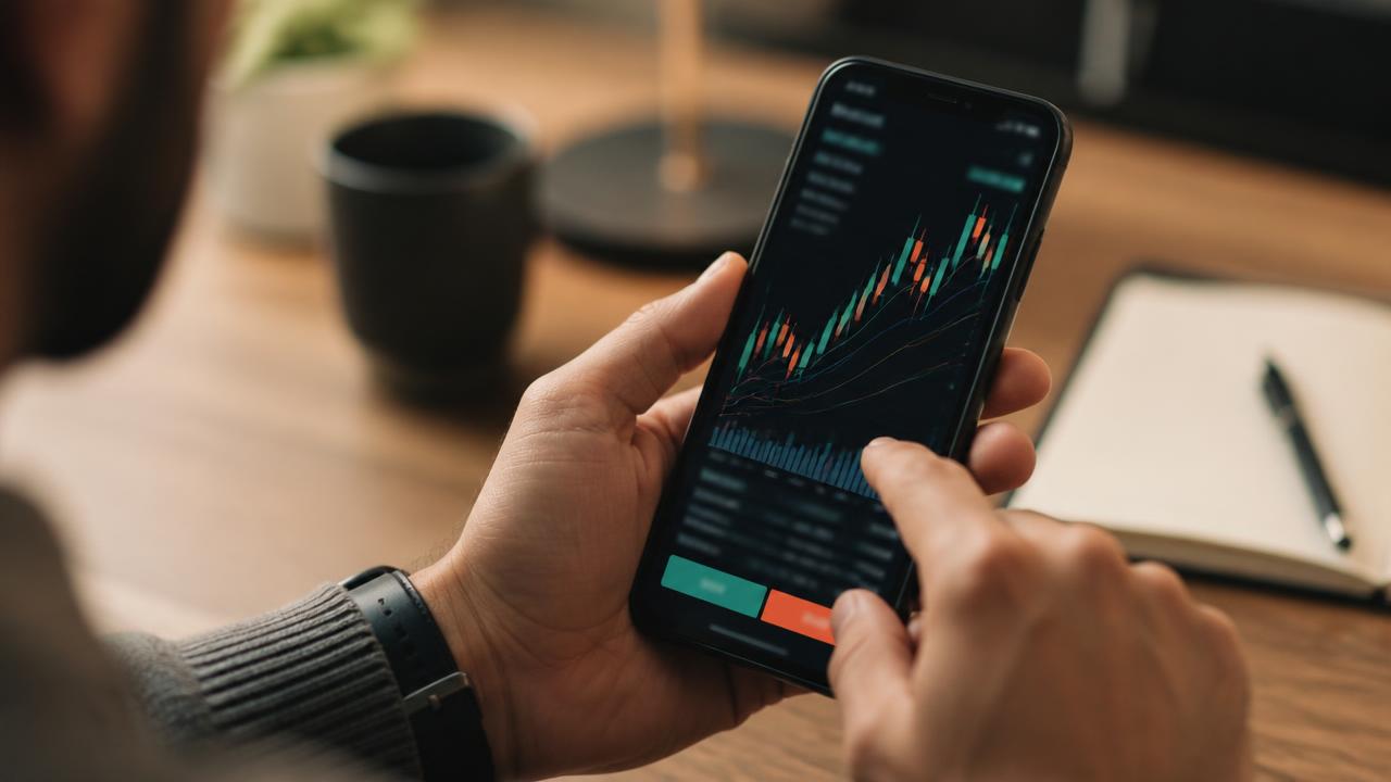 Reviewing account statements on a phone