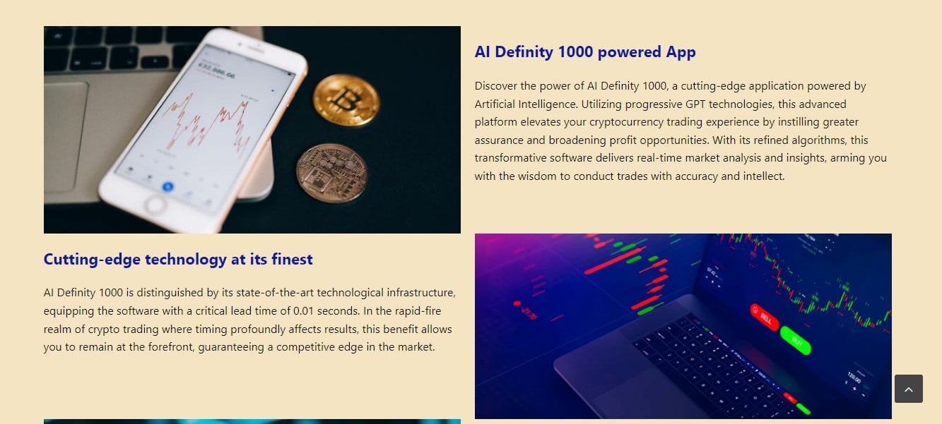 AI Definity 100 Trading tools