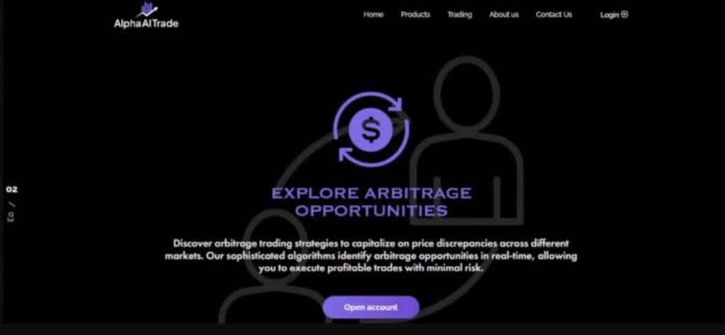 AlphaAITrade website