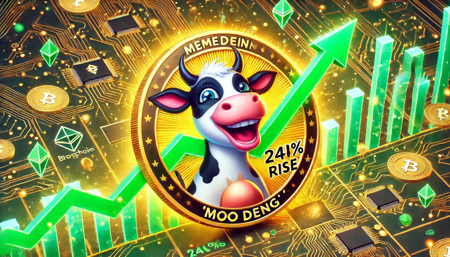 Memecoin Moo Deng Rises 240% This Week as Market Sees Renewed Interest