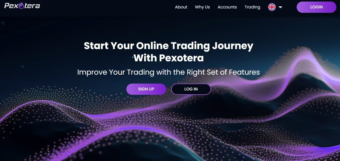 Pexotera Homepage