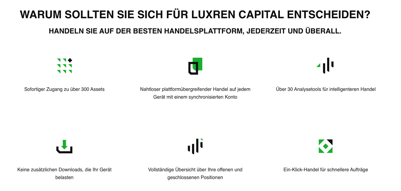 WebTrader von Luxren Capital
